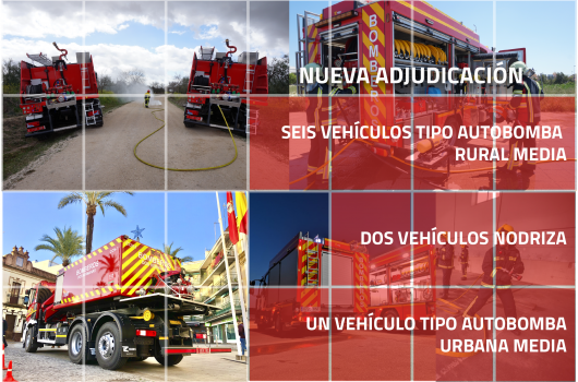 Adjudicación nueve vehículos contraincendios a Feniks para Ciudad Real