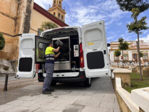 Lavapapeleras 100% eléctrico Feniks para Valoriza en Cádiz