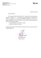 Certificado garantía OP1073