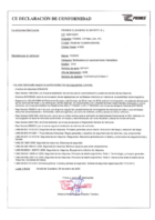 Declaración de conformidad - OP1071