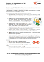 Nº 01 - Recordatorio uso EPIs