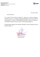Certificado garantía OP1250